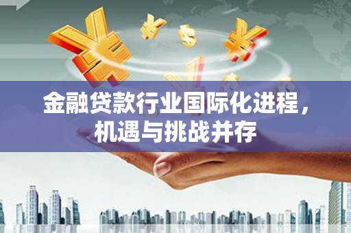 济阳金融贷款行业国际化进程，机遇与挑战并存